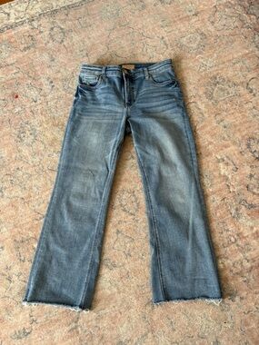 Kut from the Kloth Faded Blue Wide Leg Jeans